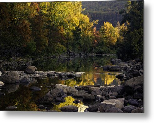 Fall Color Metal Print featuring the photograph Hailstone Sunrise Fall Color 2012 by Michael Dougherty
