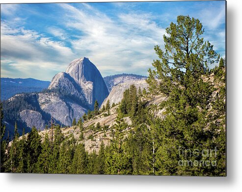 Yosemite Metal Print featuring the photograph Half Dome And Olmstead Point by Mimi Ditchie
