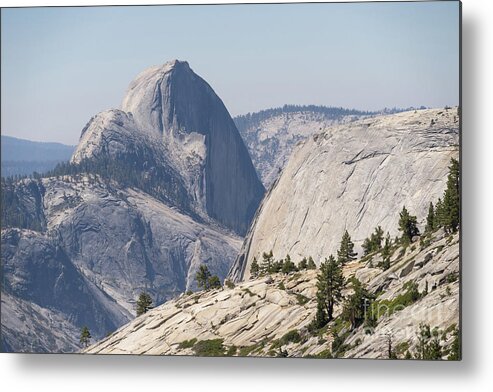Wingsdomain Metal Print featuring the photograph Half Dome and Yosemite Valley From Olmsted Point Tioga Pass Yosemite California dsc04246 by Wingsdomain Art and Photography