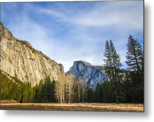 California Metal Print featuring the photograph Half Dome from Ahwahnee Meadow by Adam Rainoff