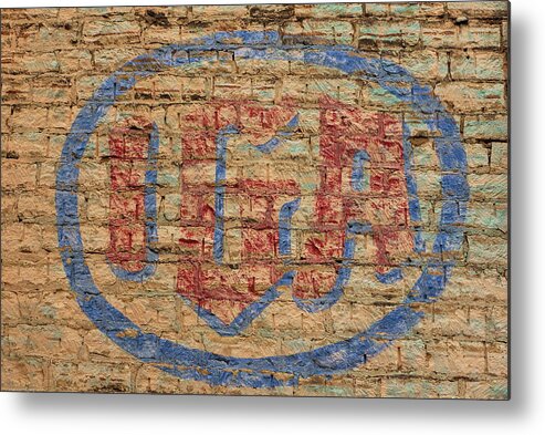 Iga Metal Print featuring the photograph Hand Painted IGA Sign by Alan Hutchins