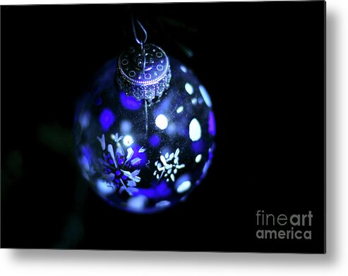 Ornament Metal Print featuring the photograph Handpainted Ornament 003 by Joseph A Langley