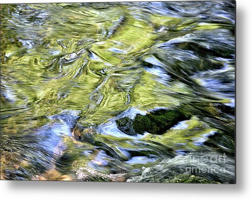 Happy Metal Print featuring the photograph Happy Water by Norman Gabitzsch