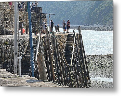 Harbour Metal Print featuring the photograph Harbour Wall by Andy Thompson