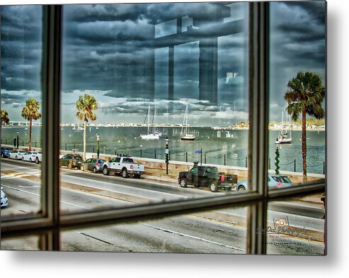 St Augustine Metal Print featuring the photograph Harry's Window by Joseph Desiderio