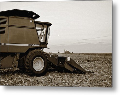 Harvest Moon Metal Print featuring the photograph Harvest Moon by Tom Druin