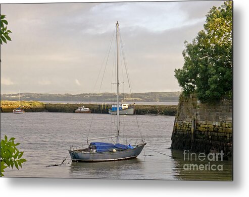 Haven Metal Print featuring the photograph Haven. Smooth water. by Elena Perelman