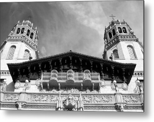 Hearst Castle Metal Print featuring the photograph Hearst Castle Towers by Matt Hanson