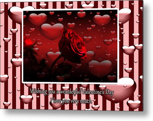 Heart Metal Print featuring the photograph Hearts All Over by Randi Grace Nilsberg