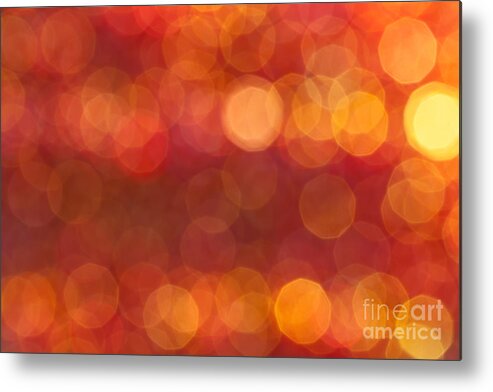 Abstract Metal Print featuring the photograph Heat by Jan Bickerton