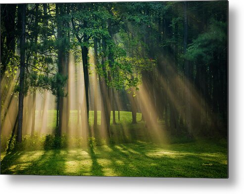 Sunrise Metal Print featuring the photograph Heavenly Light Sunrise by Christina Rollo