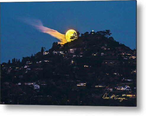 Full Metal Print featuring the photograph Helix Moon by Dan McGeorge