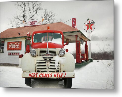 Here Comes Help Metal Print featuring the photograph Here Comes Help by Lori Deiter