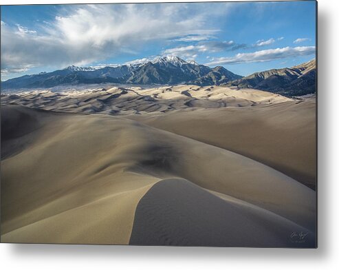 High Dune Metal Print featuring the photograph High Dune - Great Sand Dunes National Park by Aaron Spong