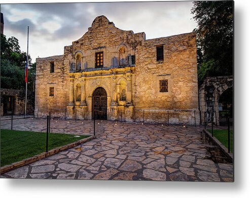 America Metal Print featuring the photograph Historic Alamo Mission - San Antonio Texas by Gregory Ballos