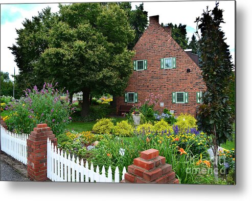English Garden Metal Print featuring the photograph Holland English Garden by Amy Lucid