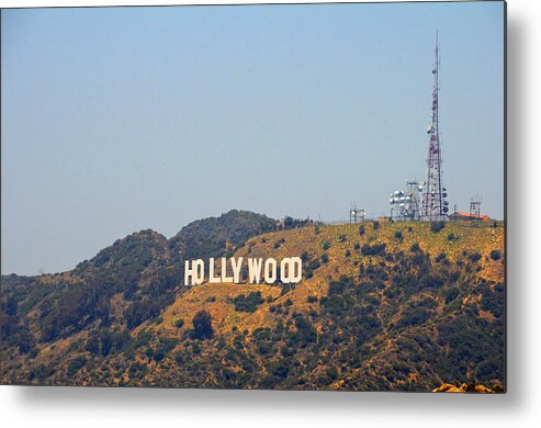 Hollywood Metal Print featuring the photograph Hollywood Haze by Lynn Bauer