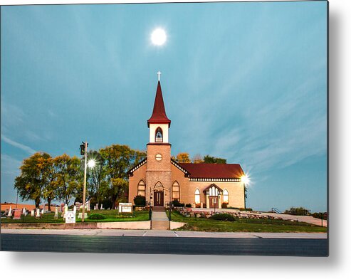 Deerfield Metal Print featuring the photograph Holy Moon by Todd Klassy