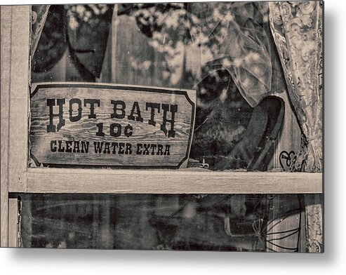 Western Metal Print featuring the photograph Hot Bath by Pamela Williams