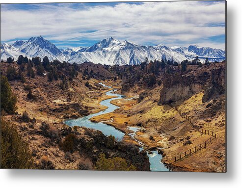 Mammoth Metal Print featuring the photograph Hot Creek by Tassanee Angiolillo