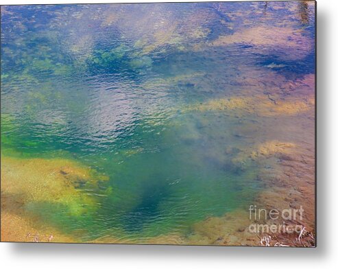 Hot Springs Metal Print featuring the photograph Hot Water Color by Robert Pearson