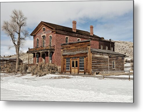 Americana Metal Print featuring the photograph Hotel Meade and Saloon by Scott Read