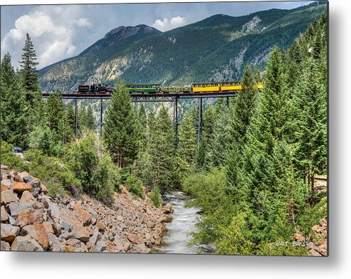 Georgetown Loop Railroad Metal Print featuring the photograph How the West Was Won by Walt Baker