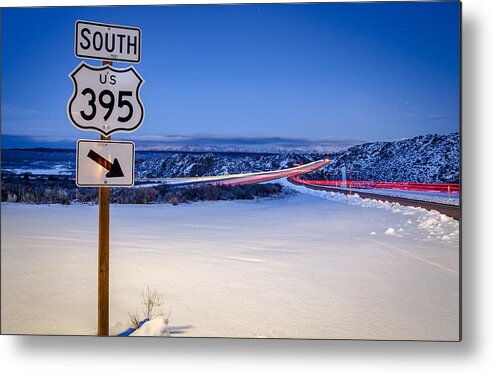 Highway Metal Print featuring the photograph Hwy. 395 South by Cat Connor
