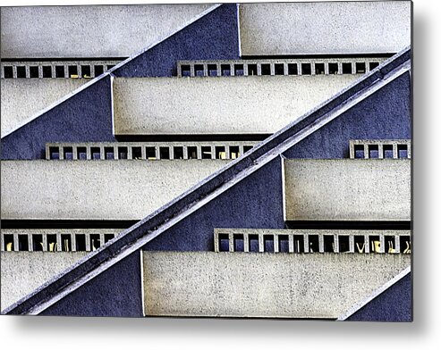 Window Metal Print featuring the photograph Hyatt Abstract by Bill Gallagher