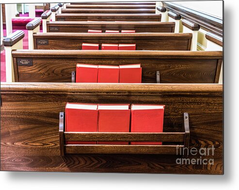 Frederick Metal Print featuring the photograph Hymnals by Thomas Marchessault