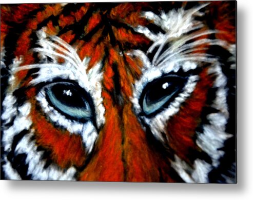 Tiger Metal Print featuring the photograph I A M  3 by Antonia Citrino