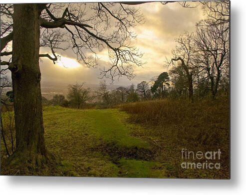 Sunset Metal Print featuring the photograph I follow the sunset. by Elena Perelman