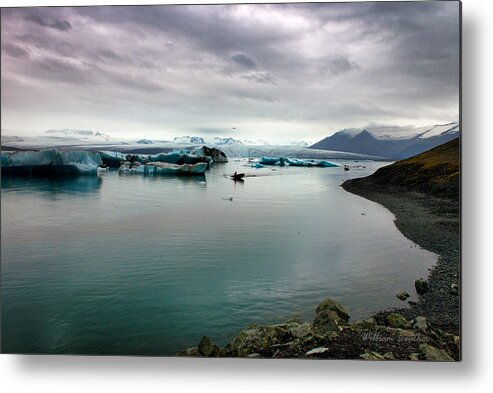 Landscapes Metal Print featuring the photograph Ice Patrol by William Beuther