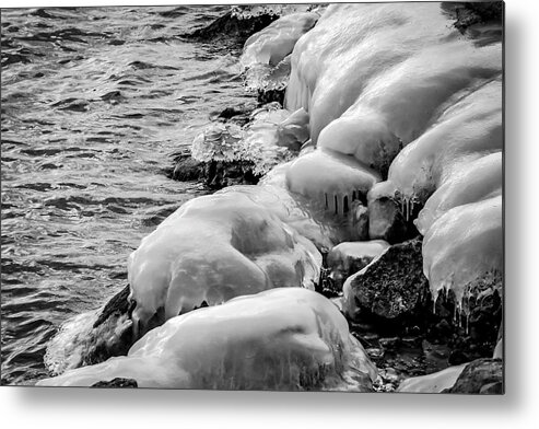 Ice Metal Print featuring the photograph Ice Water by Ray Congrove