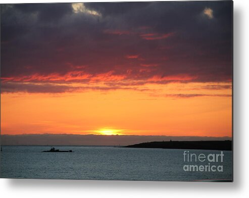 Sunset Metal Print featuring the photograph Icelandic sunset by Andres Zoran Ivanovic