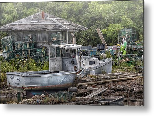 Boat Metal Print featuring the photograph Idyll by Richard Bean