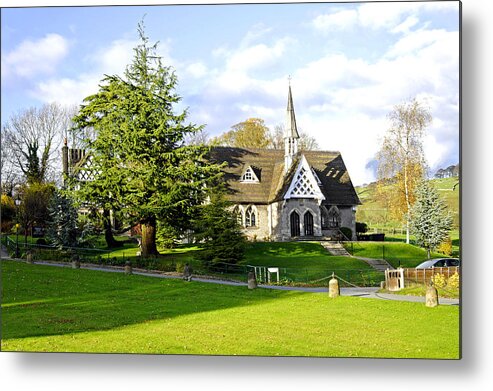 Europe Metal Print featuring the photograph Ilam Primary School by Rod Johnson