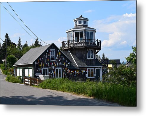 Sky Metal Print featuring the photograph Images of Maine 4 by Barrie Stark