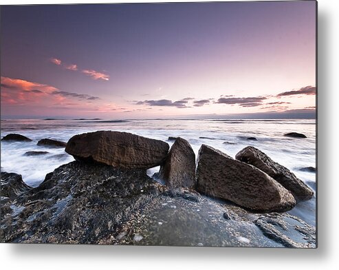 Ocean Metal Print featuring the photograph In a Silent Way by Ryan Weddle