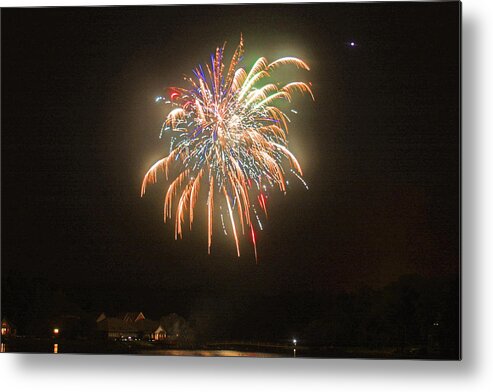 Fireworks Metal Print featuring the photograph In Full Bloom - 160917PSG1254E1150704 by Paul Eckel