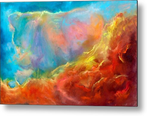 Space Metal Print featuring the painting In the Beginning II by Sally Seago