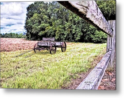 Landscapes Metal Print featuring the digital art In The Deep South by DB Hayes