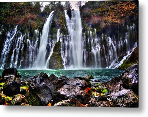 Waterfall Metal Print featuring the photograph In The Mist by Paul Gillham