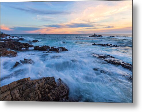 American Landscapes Metal Print featuring the photograph Incoming Waves by Jonathan Nguyen