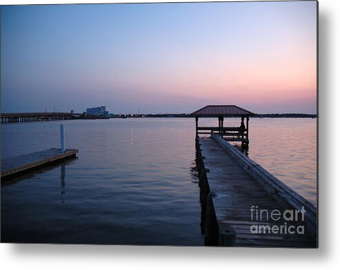 Sunset Metal Print featuring the photograph Indian River Sunset by Kathi Shotwell