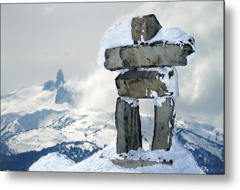 Inukchuk Metal Print featuring the photograph Inukchuk Whistler by Pierre Leclerc Photography