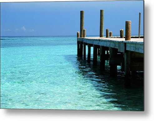 Dick Metal Print featuring the photograph Inviting Dock by Ted Keller