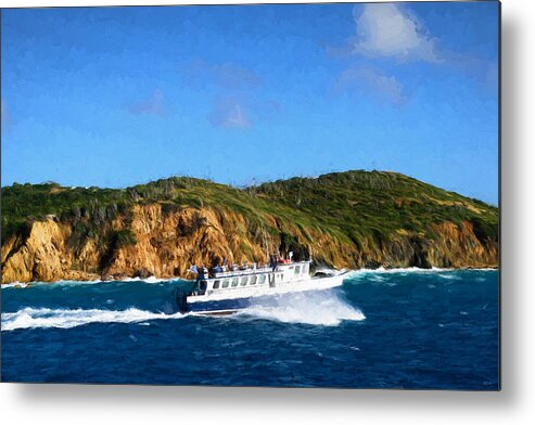 Caribbean Metal Print featuring the photograph Island Cruising by Greg Norrell