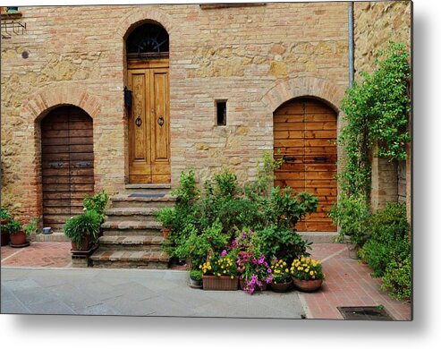 Europe Metal Print featuring the photograph Italy - Door Eight by Jim Benest
