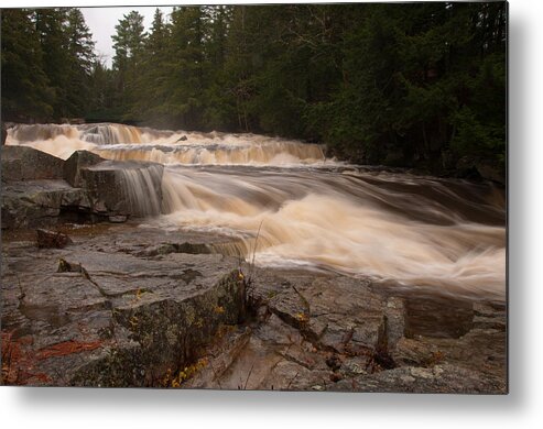 Jackson Metal Print featuring the photograph Jackson Falls in Jackson, New Hampshire by Brenda Jacobs